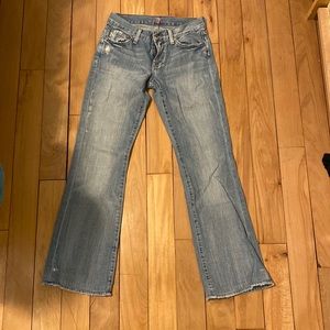 Bootcut lowrise 7 for all mankind jeans